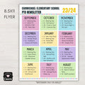 monthly event calendar